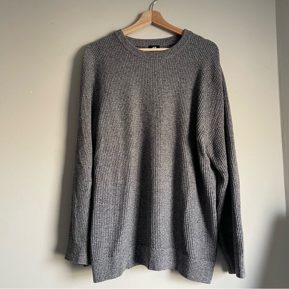 Men’s H&M Grey Knit Crewneck Sweater